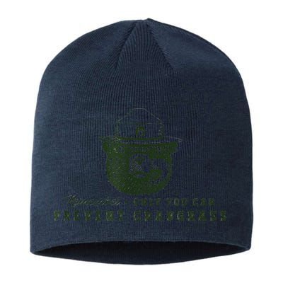 Funny Lawn Mowing Golf For Dad Or Mom Gift Sustainable Beanie