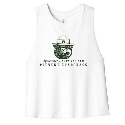 Funny Lawn Mowing Golf For Dad Or Mom Gift Women's Racerback Cropped Tank