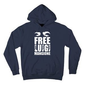 Free Luigi Mangione Deny Defend Depose Tall Hoodie