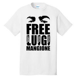 Free Luigi Mangione Deny Defend Depose Tall T-Shirt