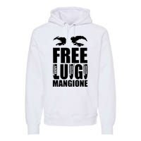 Free Luigi Mangione Deny Defend Depose Premium Hoodie