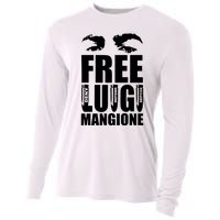 Free Luigi Mangione Deny Defend Depose Cooling Performance Long Sleeve Crew