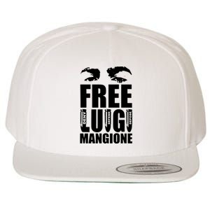 Free Luigi Mangione Deny Defend Depose Wool Snapback Cap