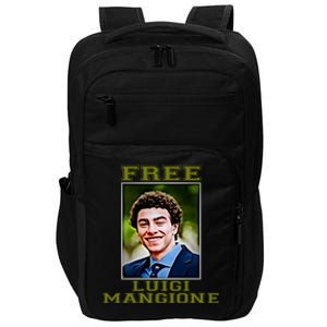 Free Luigi Mangione Brian Thompson Unitedhealthcare Ceo Impact Tech Backpack