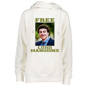 Free Luigi Mangione Brian Thompson Unitedhealthcare Ceo Womens Funnel Neck Pullover Hood