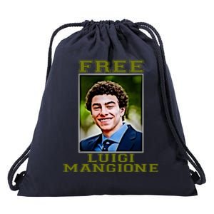 Free Luigi Mangione Brian Thompson Unitedhealthcare Ceo Drawstring Bag