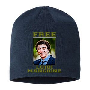 Free Luigi Mangione Brian Thompson Unitedhealthcare Ceo Sustainable Beanie