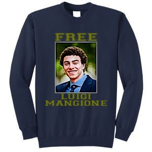 Free Luigi Mangione Brian Thompson Unitedhealthcare Ceo Tall Sweatshirt