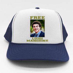 Free Luigi Mangione Brian Thompson Unitedhealthcare Ceo Trucker Hat