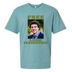 Free Luigi Mangione Brian Thompson Unitedhealthcare Ceo Sueded Cloud Jersey T-Shirt