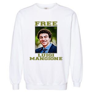 Free Luigi Mangione Brian Thompson Unitedhealthcare Ceo Garment-Dyed Sweatshirt