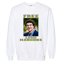 Free Luigi Mangione Brian Thompson Unitedhealthcare Ceo Garment-Dyed Sweatshirt