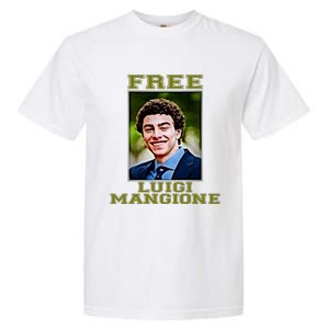 Free Luigi Mangione Brian Thompson Unitedhealthcare Ceo Garment-Dyed Heavyweight T-Shirt