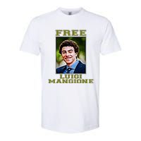 Free Luigi Mangione Brian Thompson Unitedhealthcare Ceo Softstyle CVC T-Shirt