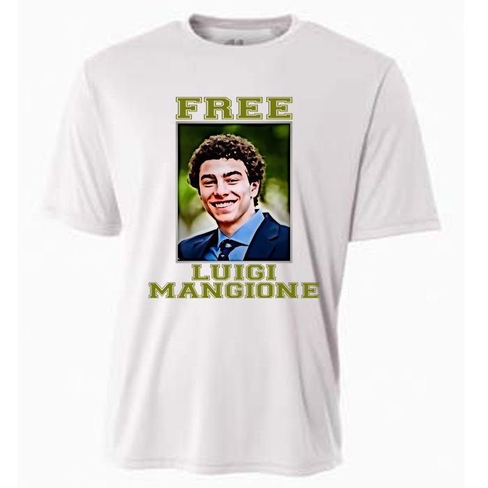 Free Luigi Mangione Brian Thompson Unitedhealthcare Ceo Cooling Performance Crew T-Shirt