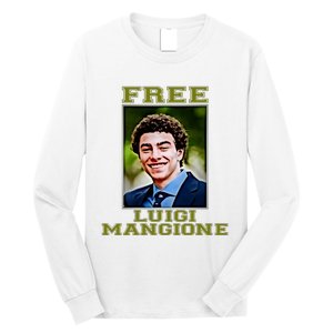 Free Luigi Mangione Brian Thompson Unitedhealthcare Ceo Long Sleeve Shirt