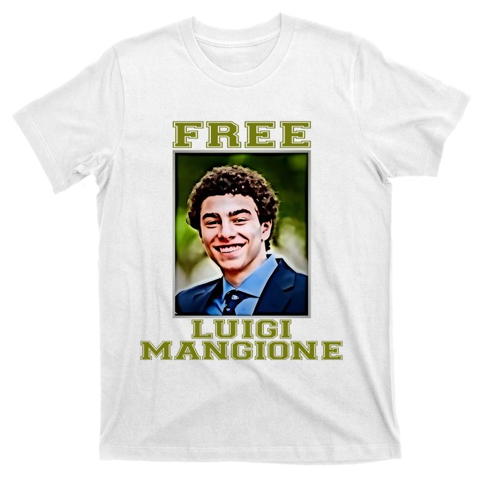 Free Luigi Mangione Brian Thompson Unitedhealthcare Ceo T-Shirt