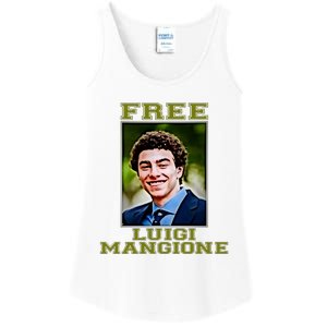 Free Luigi Mangione Brian Thompson Unitedhealthcare Ceo Ladies Essential Tank