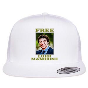 Free Luigi Mangione Brian Thompson Unitedhealthcare Ceo Flat Bill Trucker Hat