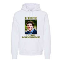 Free Luigi Mangione Brian Thompson Unitedhealthcare Ceo Premium Hoodie