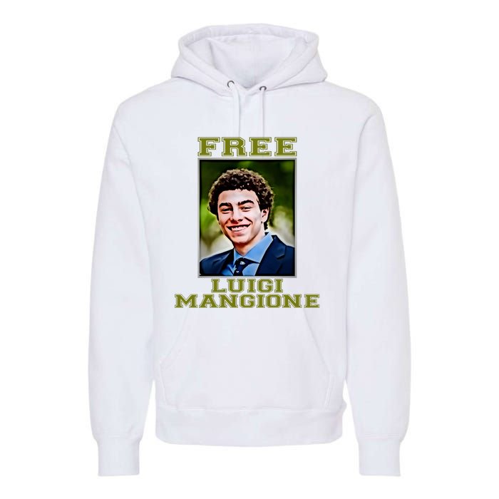 Free Luigi Mangione Brian Thompson Unitedhealthcare Ceo Premium Hoodie