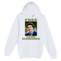 Free Luigi Mangione Brian Thompson Unitedhealthcare Ceo Premium Pullover Hoodie