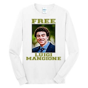 Free Luigi Mangione Brian Thompson Unitedhealthcare Ceo Tall Long Sleeve T-Shirt