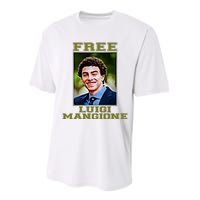 Free Luigi Mangione Brian Thompson Unitedhealthcare Ceo Performance Sprint T-Shirt