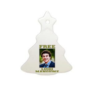 Free Luigi Mangione Brian Thompson Unitedhealthcare Ceo Ceramic Tree Ornament