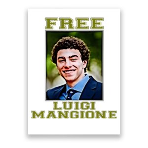 Free Luigi Mangione Brian Thompson Unitedhealthcare Ceo Poster