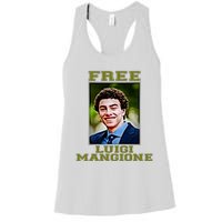 Free Luigi Mangione Brian Thompson Unitedhealthcare Ceo Women's Racerback Tank