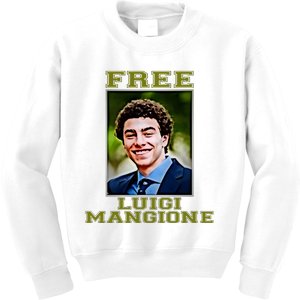 Free Luigi Mangione Brian Thompson Unitedhealthcare Ceo Kids Sweatshirt