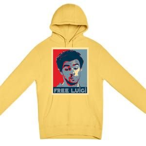 Free Luigi Mangione Brian Thompson Unitedhealthcare Ceo Premium Pullover Hoodie