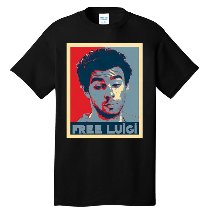 Free Luigi Mangione Brian Thompson Unitedhealthcare Ceo Tall T-Shirt