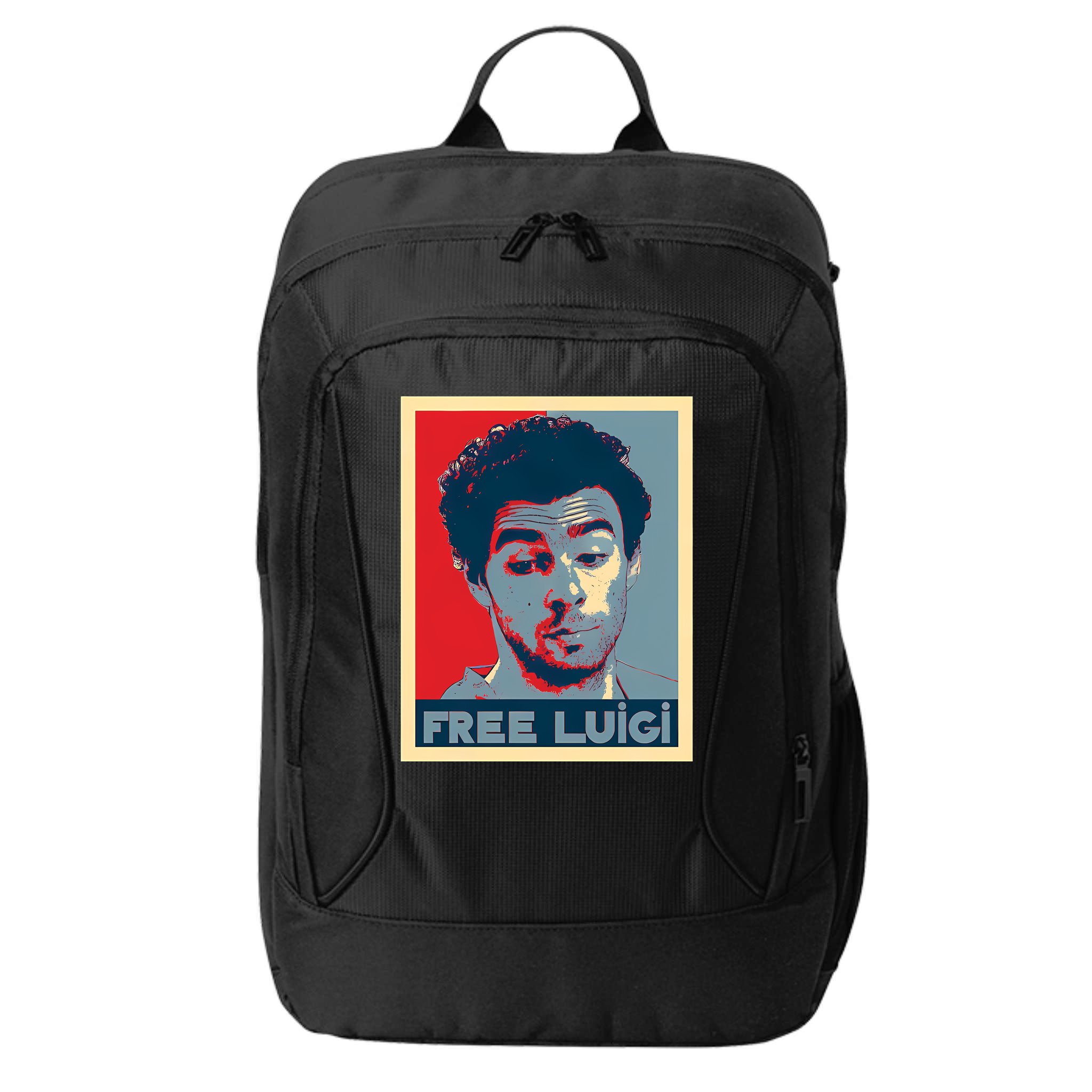 Free Luigi Mangione Brian Thompson Unitedhealthcare Ceo City Backpack
