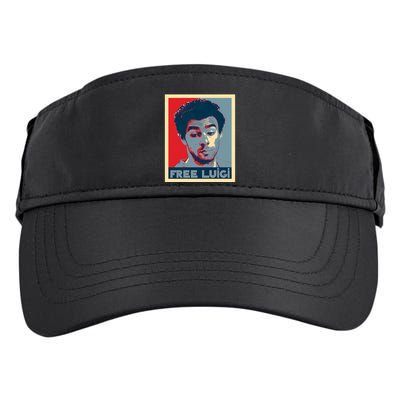 Free Luigi Mangione Brian Thompson Unitedhealthcare Ceo Adult Drive Performance Visor