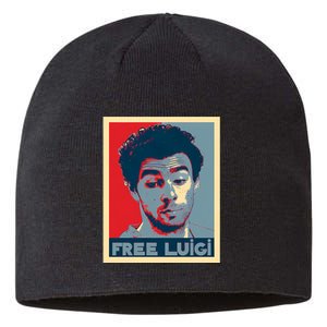 Free Luigi Mangione Brian Thompson Unitedhealthcare Ceo Sustainable Beanie