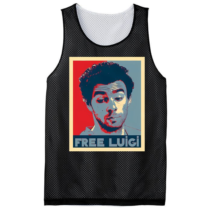 Free Luigi Mangione Brian Thompson Unitedhealthcare Ceo Mesh Reversible Basketball Jersey Tank