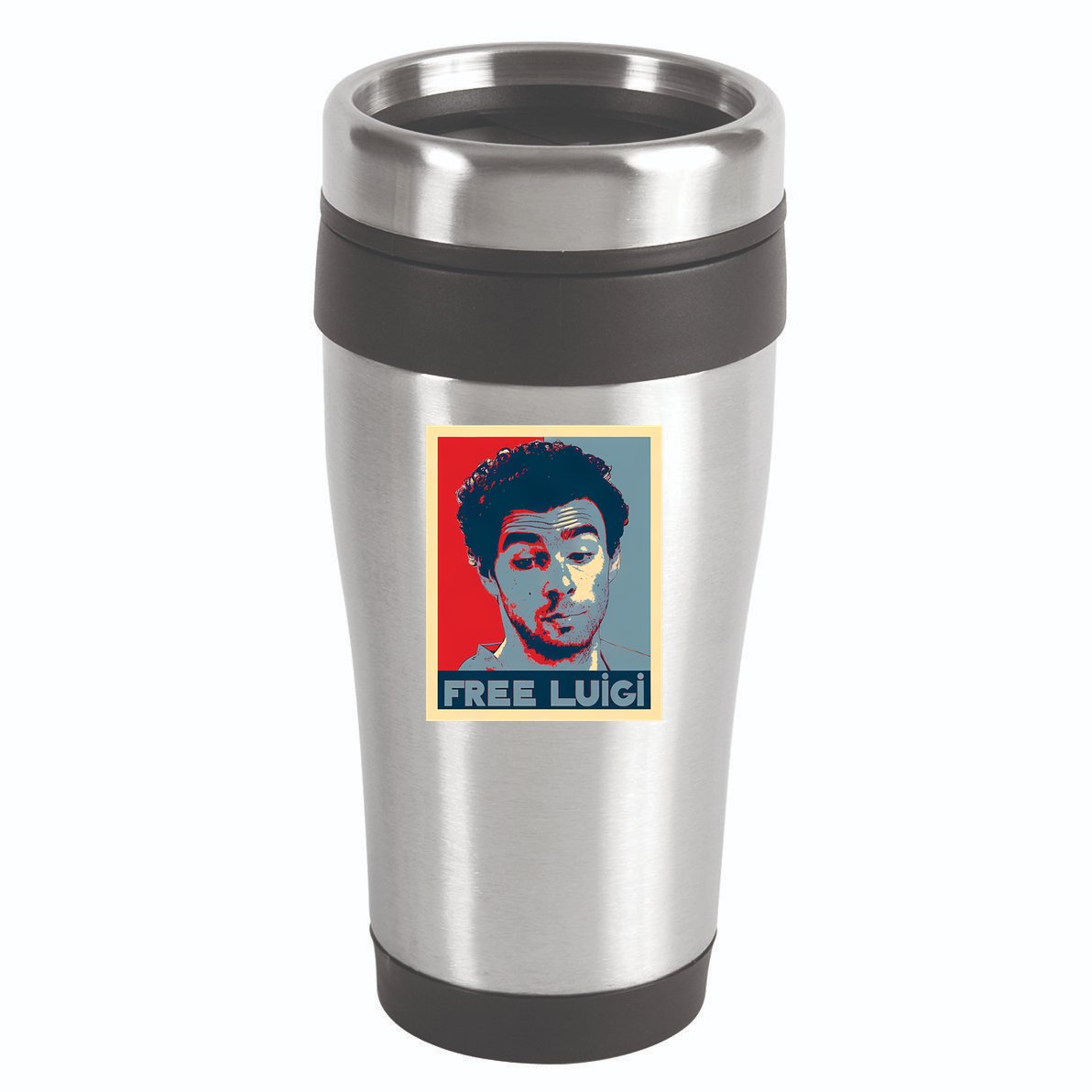 Free Luigi Mangione Brian Thompson Unitedhealthcare Ceo 16oz Travel Tumbler