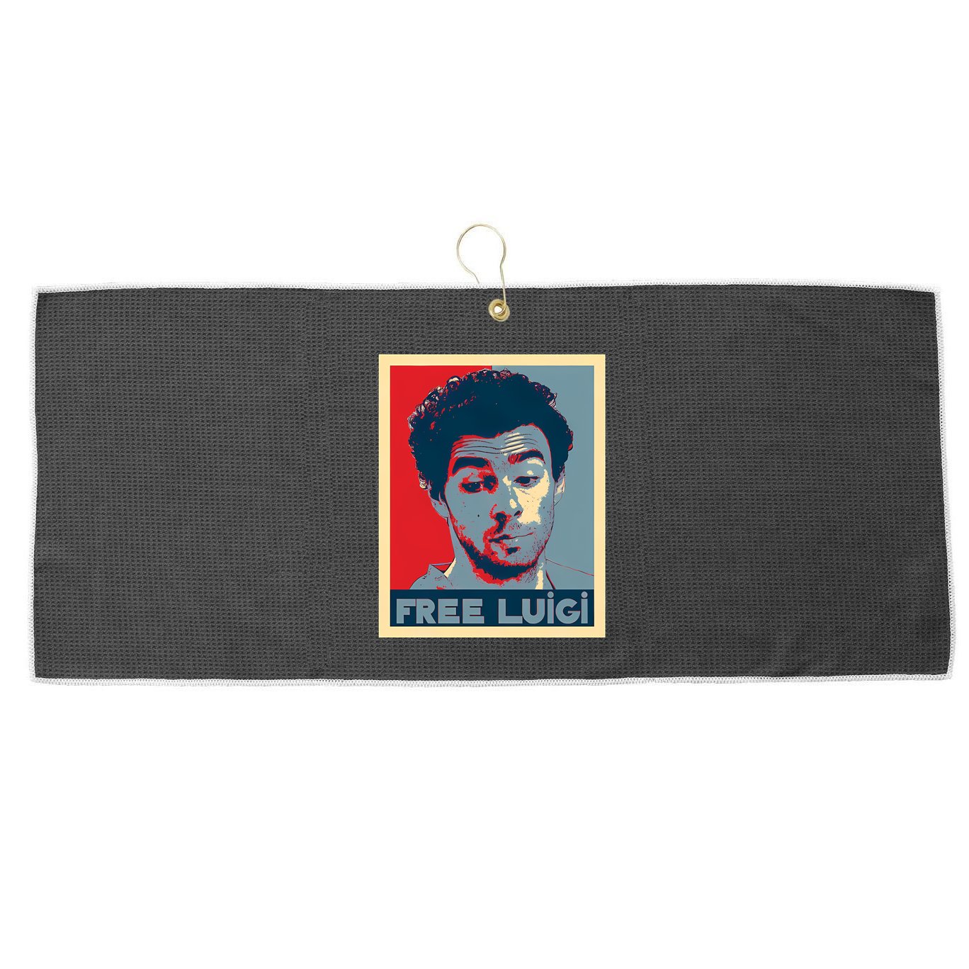 Free Luigi Mangione Brian Thompson Unitedhealthcare Ceo Large Microfiber Waffle Golf Towel