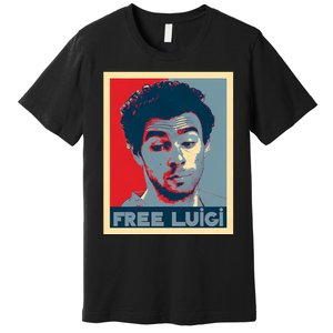 Free Luigi Mangione Brian Thompson Unitedhealthcare Ceo Premium T-Shirt