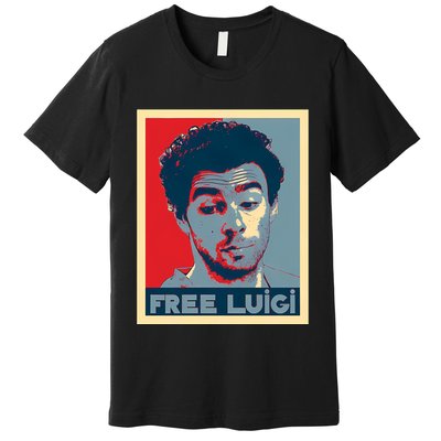 Free Luigi Mangione Brian Thompson Unitedhealthcare Ceo Premium T-Shirt