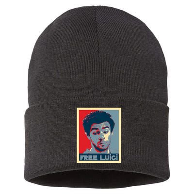 Free Luigi Mangione Brian Thompson Unitedhealthcare Ceo Sustainable Knit Beanie