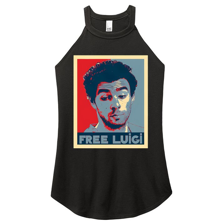 Free Luigi Mangione Brian Thompson Unitedhealthcare Ceo Women's Perfect Tri Rocker Tank