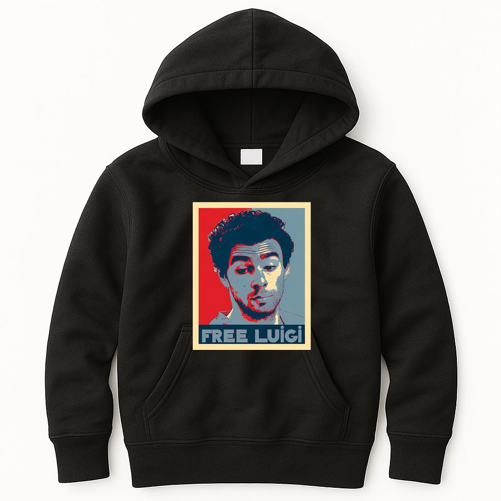 Free Luigi Mangione Brian Thompson Unitedhealthcare Ceo Kids Hoodie