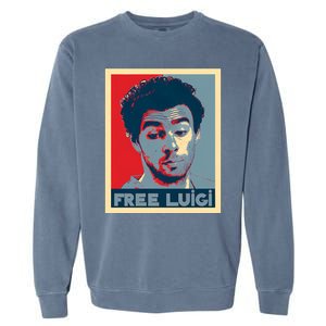 Free Luigi Mangione Brian Thompson Unitedhealthcare Ceo Garment-Dyed Sweatshirt