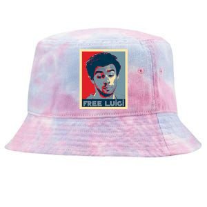 Free Luigi Mangione Brian Thompson Unitedhealthcare Ceo Tie-Dyed Bucket Hat