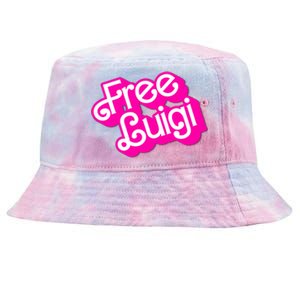 Free Luigi Mangione Hot Pi Nk Doll Logo Tie-Dyed Bucket Hat