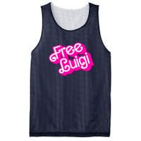 Free Luigi Mangione Hot Pi Nk Doll Logo Mesh Reversible Basketball Jersey Tank