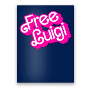 Free Luigi Mangione Hot Pi Nk Doll Logo Poster